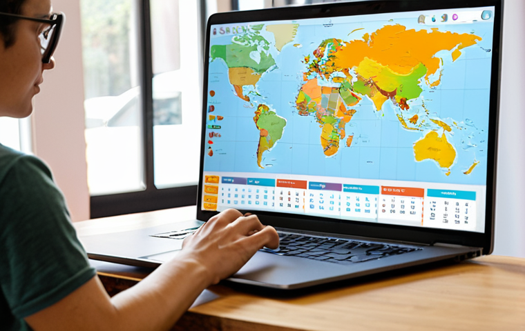 **
A digital nomad working on a laptop in a vibrant coworking space. The room is filled with natural light, and other people are collaborating quietly. On the laptop screen, you can see a Calendly scheduling tool displaying different time zones. A world map is subtly visible in the background. Focus on conveying productivity, global connectivity, and the freedom of remote work. Style: Clean, modern, and inviting.
**